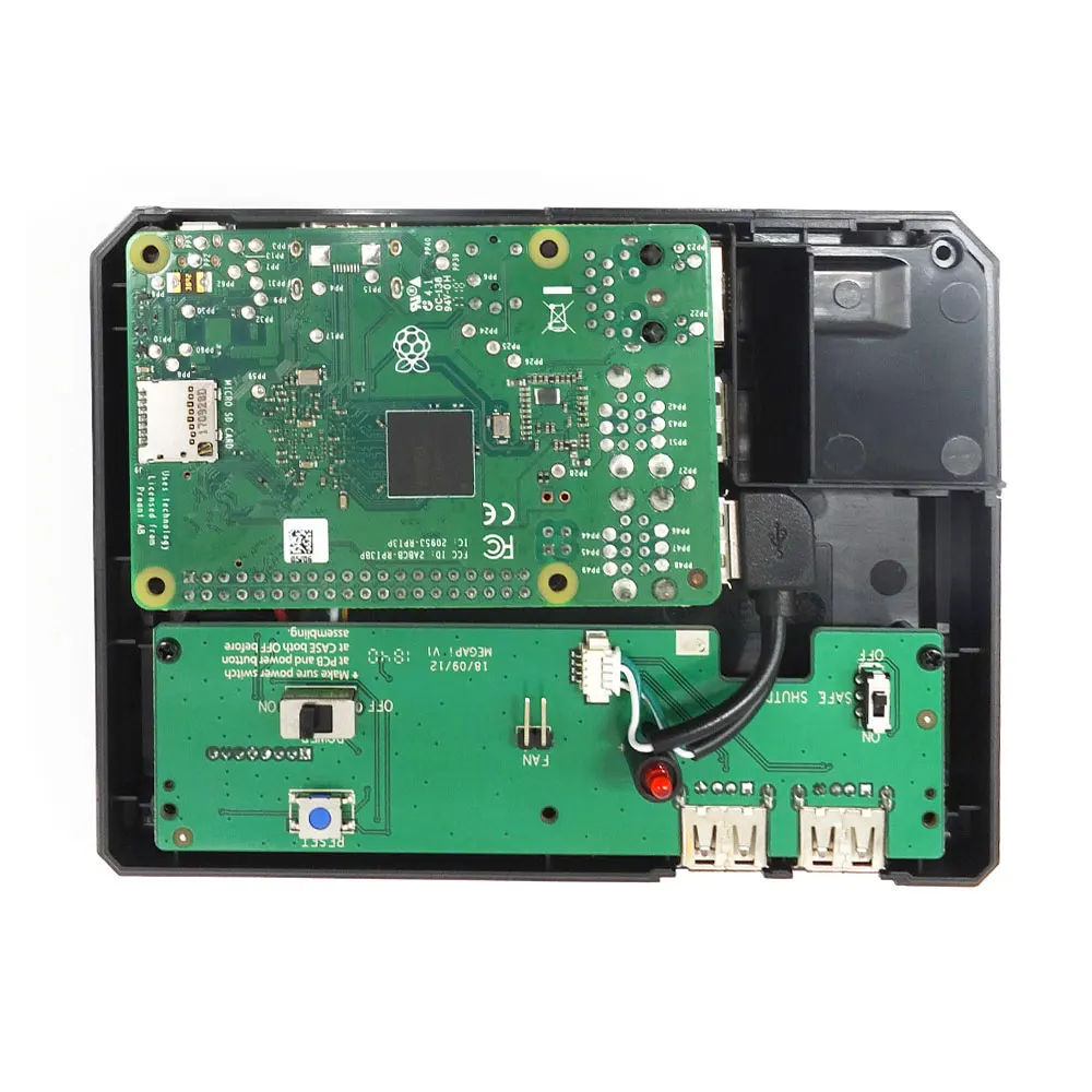 Retroflag MEGAPi CASE M с Классический usb контроллер + Мощность адаптер SD картой памяти на 32