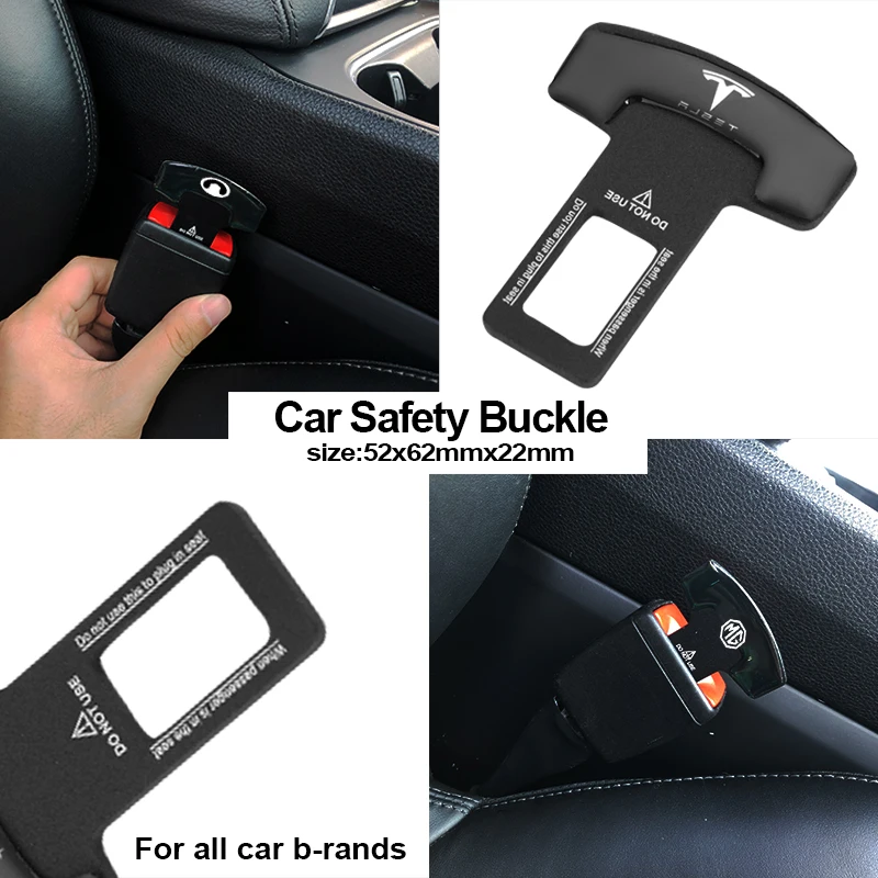 

1pc Car Logo Seat Belt Plug Clip Car Seat Belt Buckle for Hyundai Accent Tucson I30 Santa 2016 I10 I20 I40 2021 Car Accessories