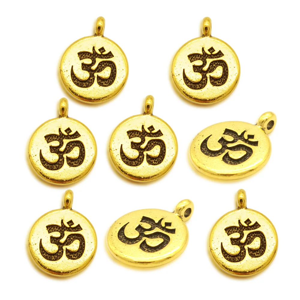 15 шт./лот Йога Ом сделай сам изготовление ювелирных изделий Очаровательные