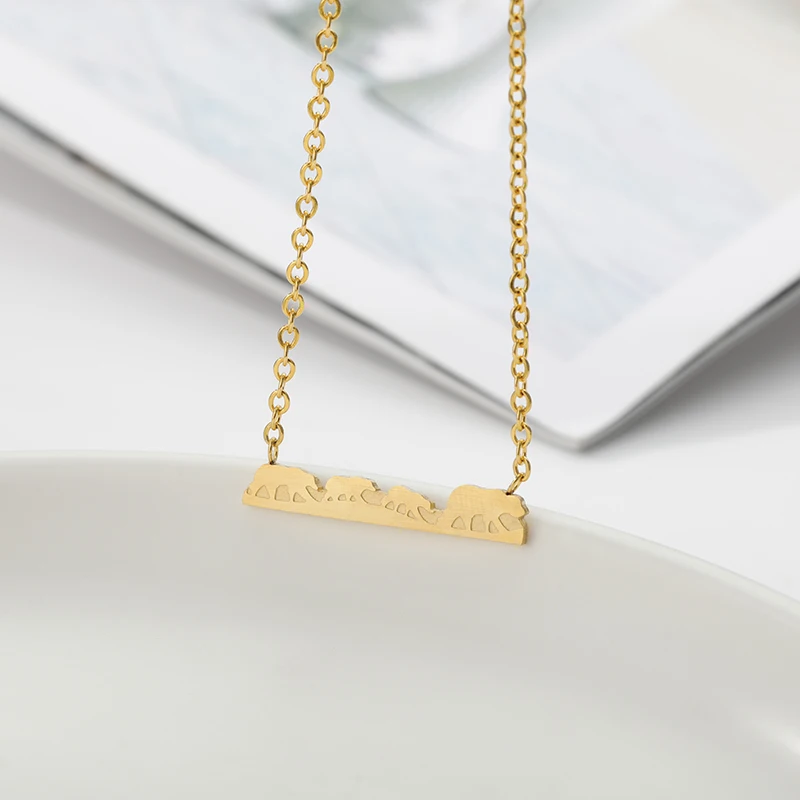 Ожерелье с подвеской в виде животного из нержавеющей стали | Украшения и