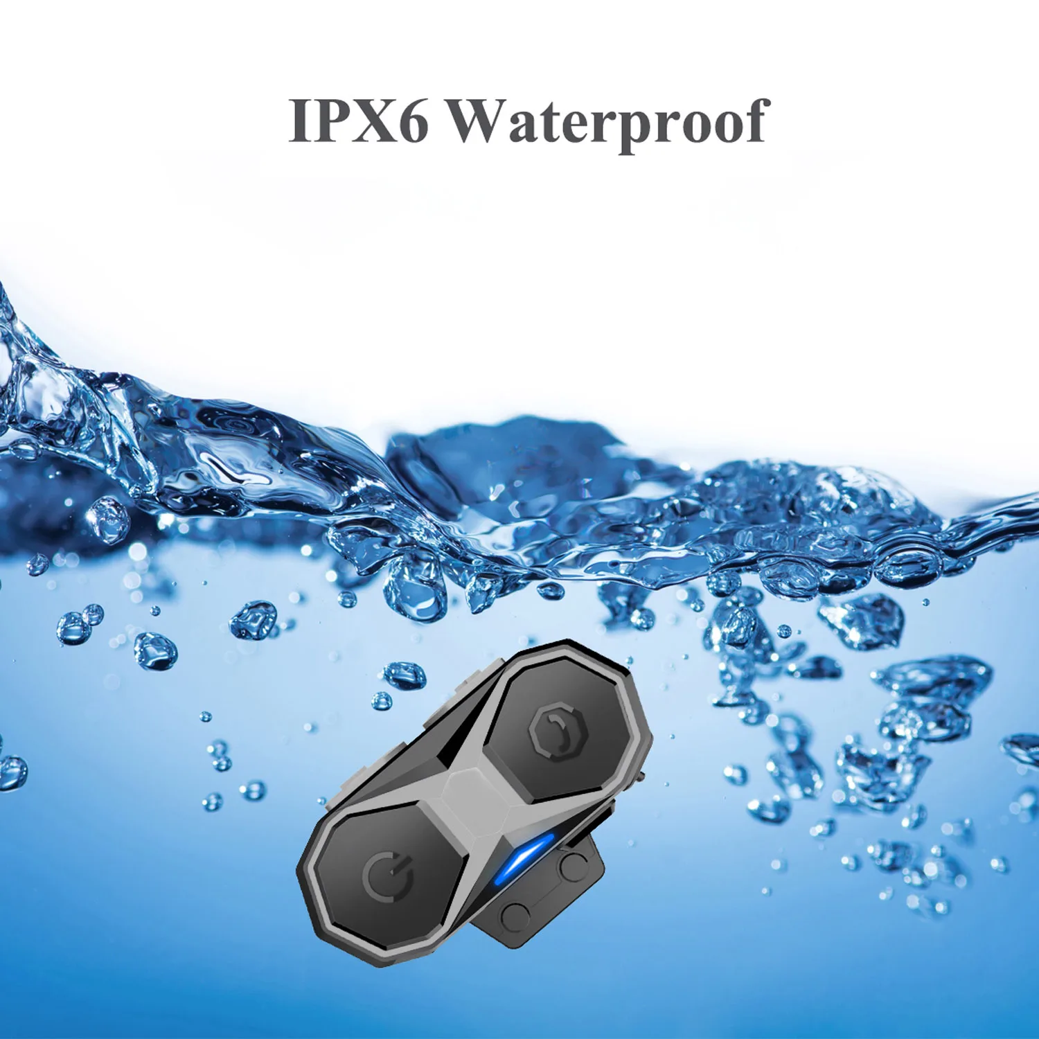 WT005 мотоцикла система внутренней связи по Bluetooth для Шлемы гарнитуры 1000 м Hands free