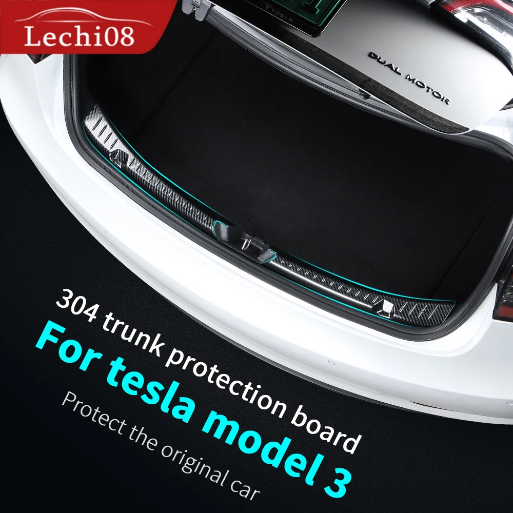 Защитная накладка для задней части Tesla model 3 аксессуары/автомобильные аксессуары