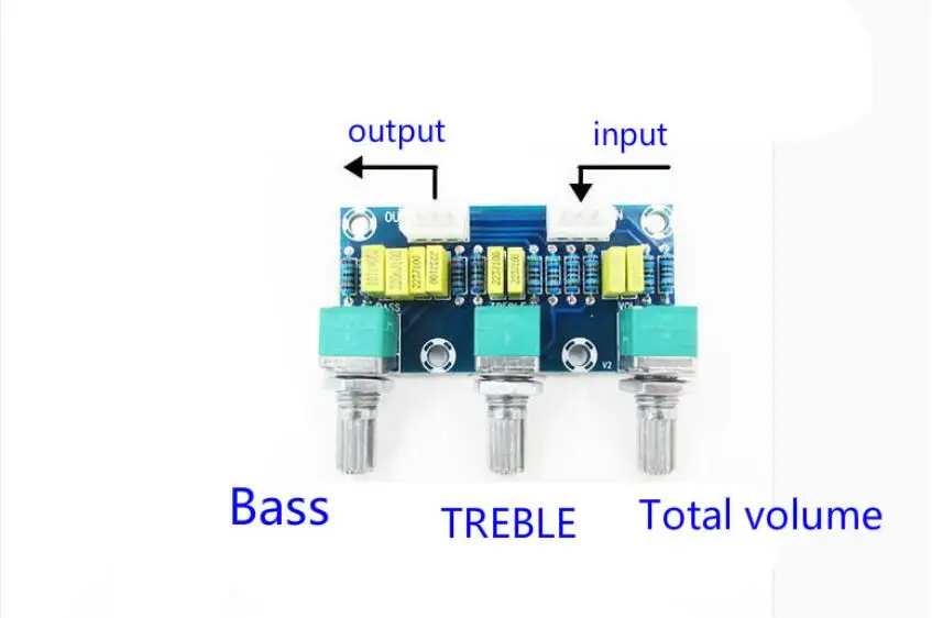 Звуковая тюнинговая плата пассивная тональная низкие частоты контроль