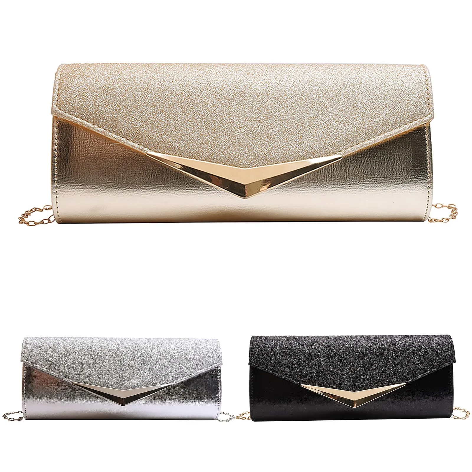 Модный женский клатч из искусственной кожи смешанные цвета кожаные