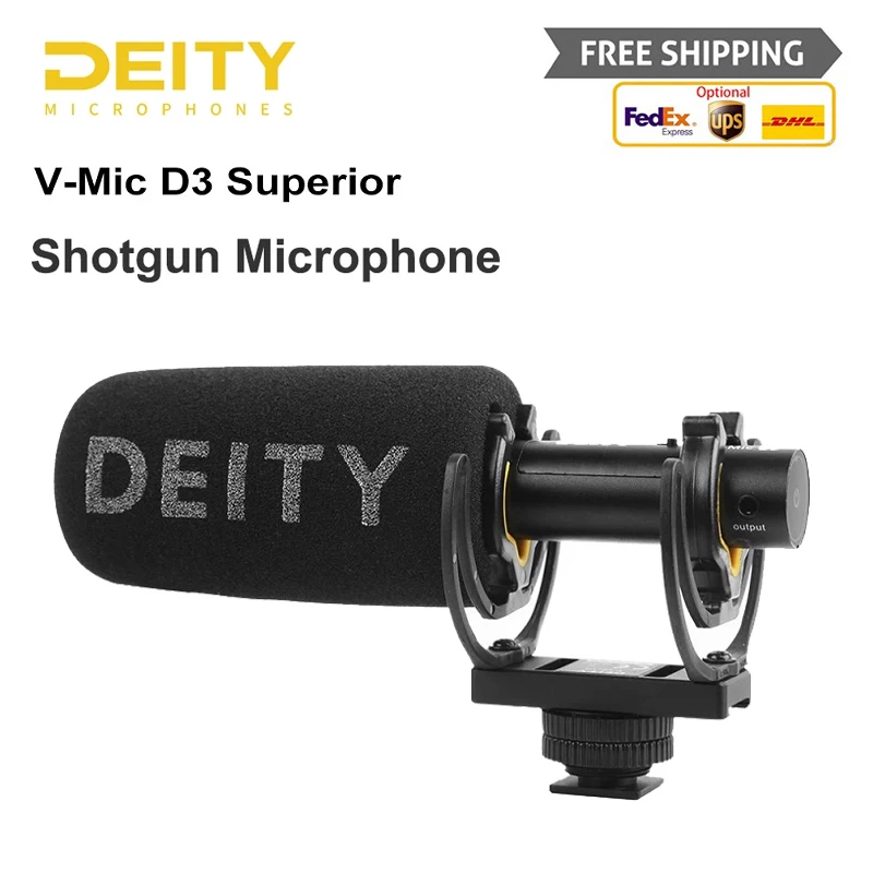 

Deity V-Mic D3 Video Studio Microphone Professional Off-axis Performance Polar Pattern Low Distortion MIC Microfone Condensador