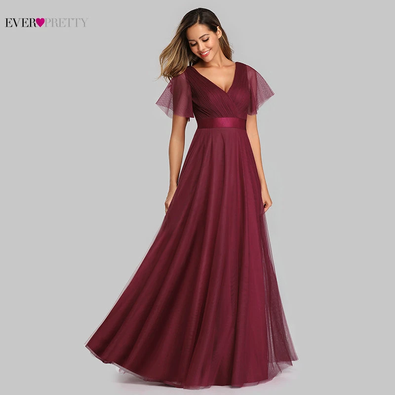 Новые элегантные длинные платья для подружек невесты в магазине Ever Pretty A Line