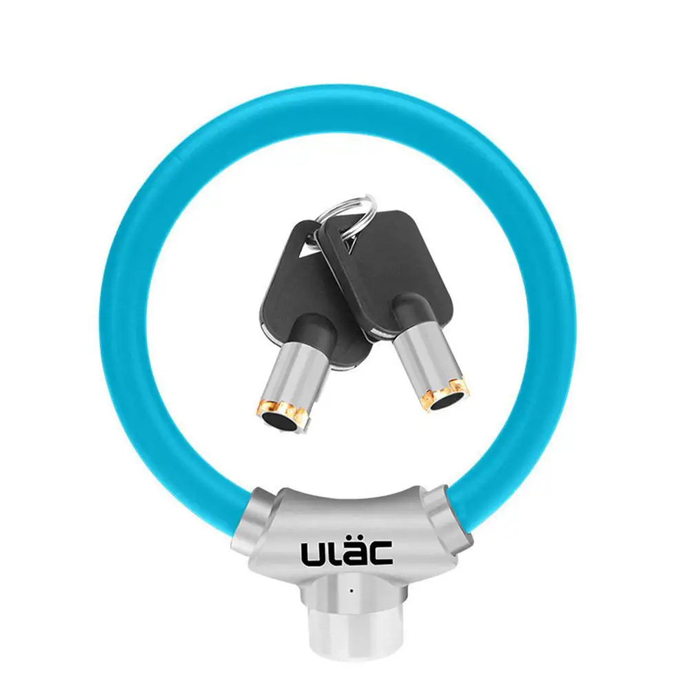 

HiMISS Bicycle Lock Wire Steel Cable Lock Ring Lock Riding Accessories Outdoor Sports Cycling Bike Parts PVC zinc alloy 240G