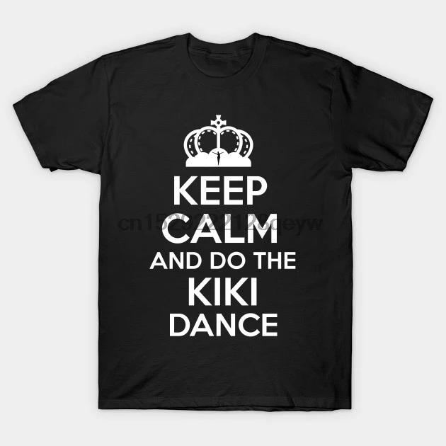Мужская футболка с надписью Keep Calm And Do The Kiki танцевальная женская и