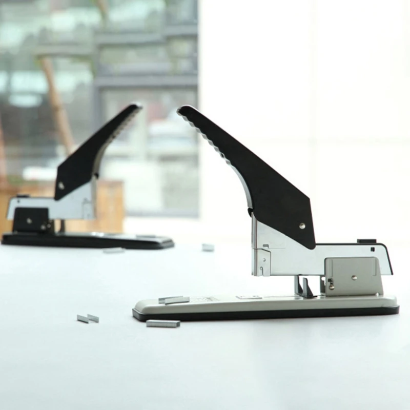 

Heavy Duty Metal Stapler Bookbinding Stapling 210 Pages Capacity Office Tools Fit Staples(Pins) 24/6 23/23 23/17 23/10