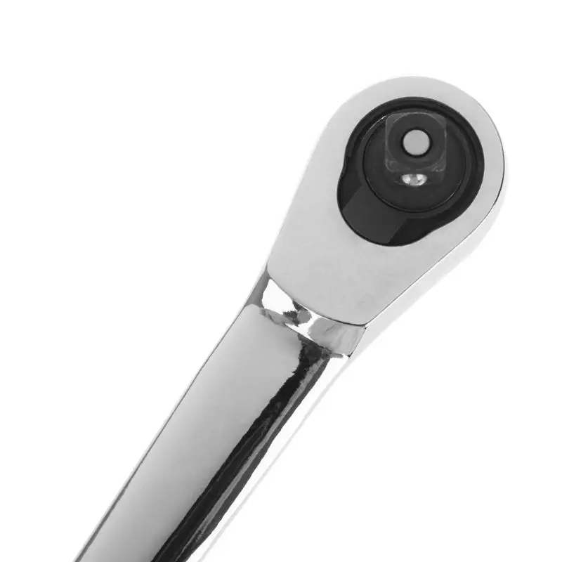 

1/4" Dual Head Square Ratchet Socket Wrench Hex Bit Driver Screwdriver 72-Tooth W0YF