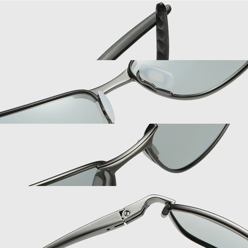 AORON Photochromic Sunglasses Men Polarized Discoloration Goggles Driving Glasses Eyewear Accessories Designer | Аксессуары для
