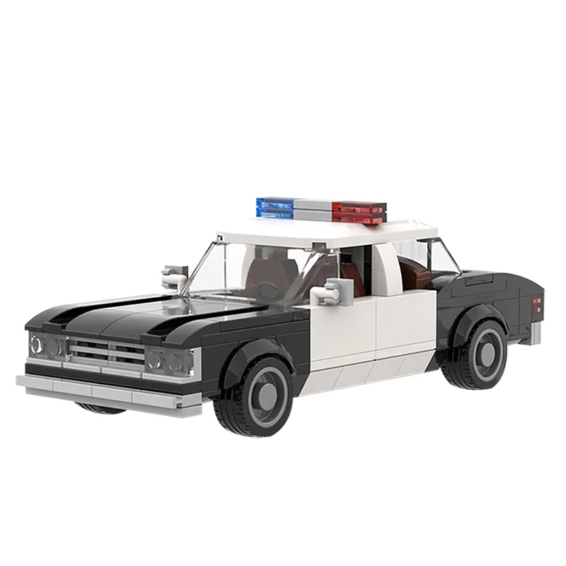 

MOC Die Hard 1979 Impalas Police Building Blocks Car High-tech Bricks Model DIY Toys For Boys Birthday Gifts 263pcs