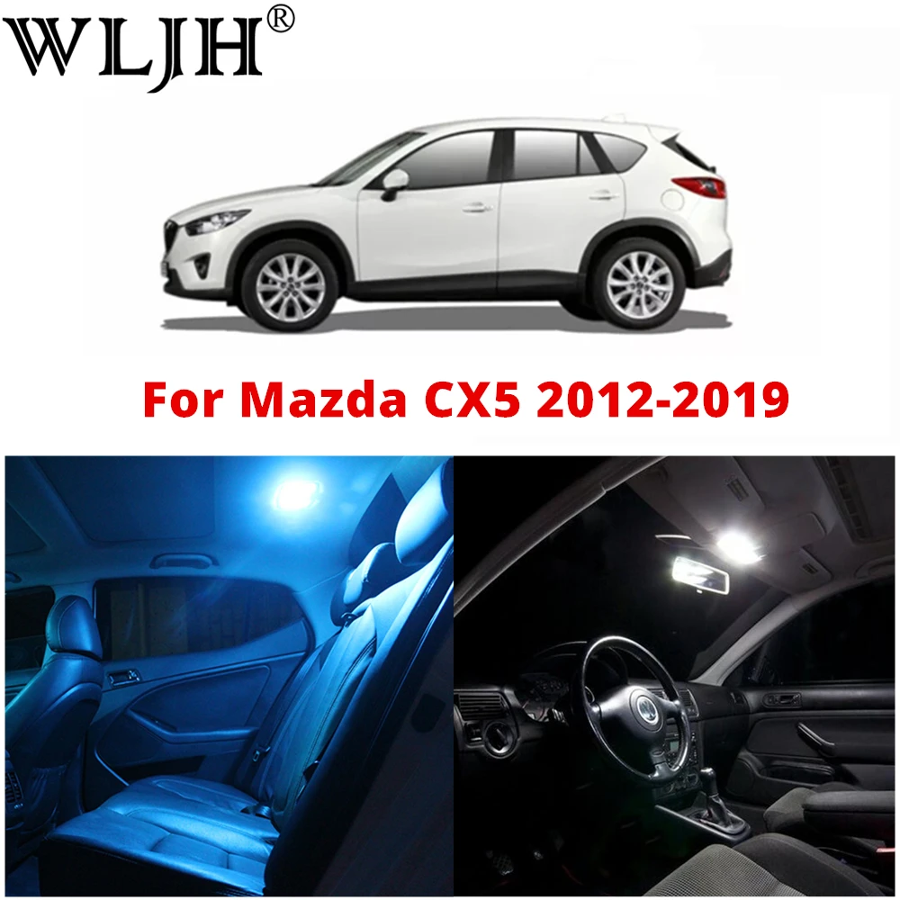 WLJH 9 шт. Canbus Нет Ошибка 12v автомобильный интерьер светодиодный светильник лампы