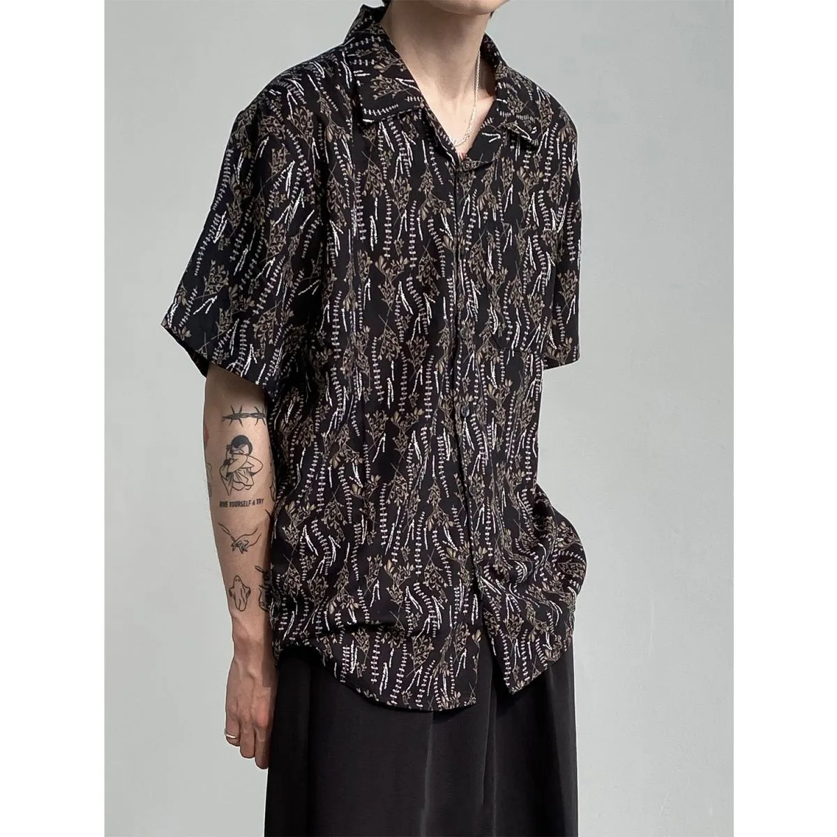 

Retro Floral Elegant Summer Shirts Japanese Fashion Designer Graphic T Shirts Ropa Plus Size Mujer Office Lady Harajuku Couples