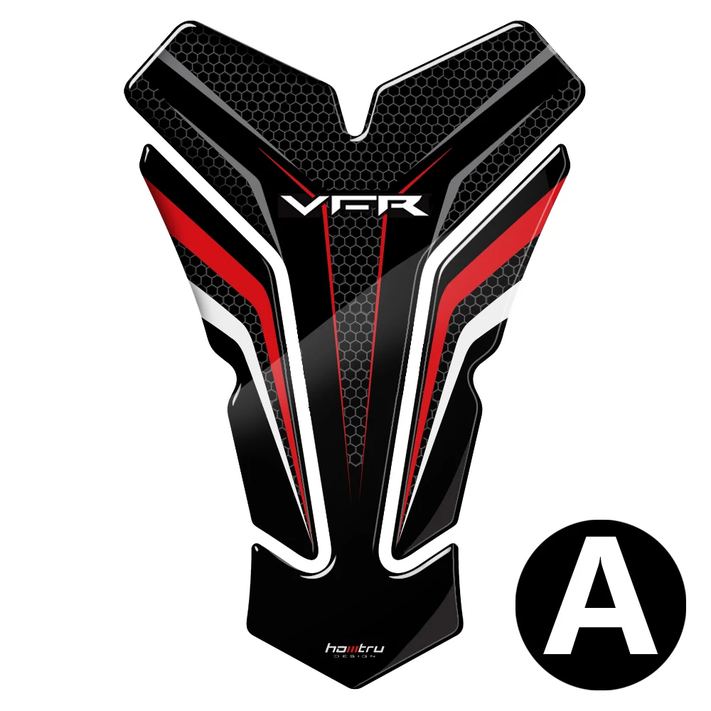 For Honda VFR VFR400 VFR800 XF VFR1200F 3D Resin Motorcycle Tank Pad Protector Sticker | Decals & Stickers