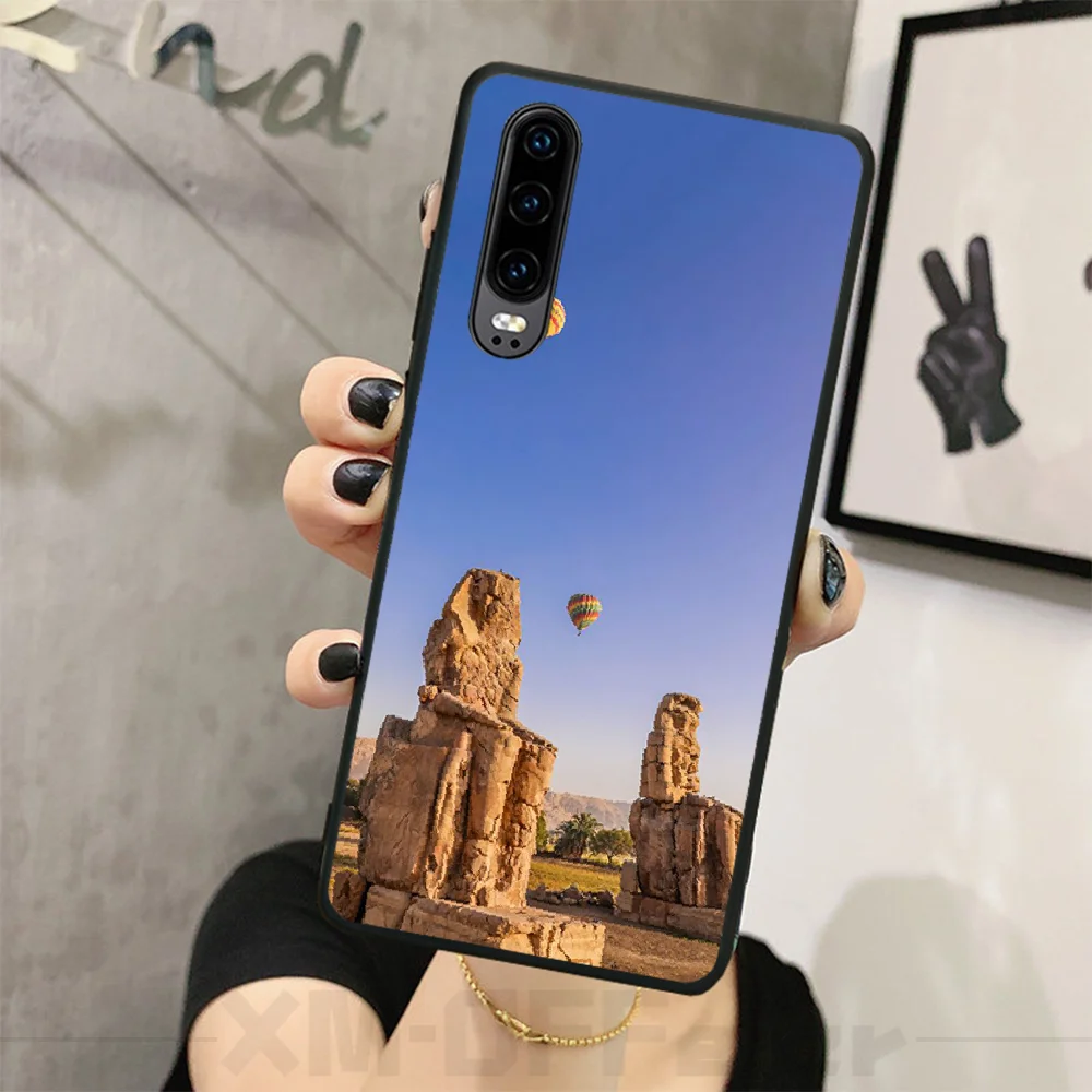 Мягкий чехол для телефона из ТПУ BaweiTE Valley of the Kings Egypt Huawei P8 lite 2017 P9 P10 20Pro Lite Pro P30lite P