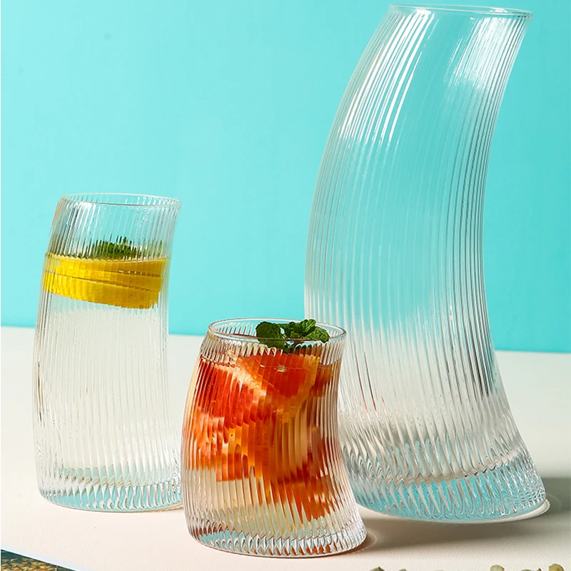 Уникальная прозрачная стеклянная чашка Луна в новом дизайне нордическая