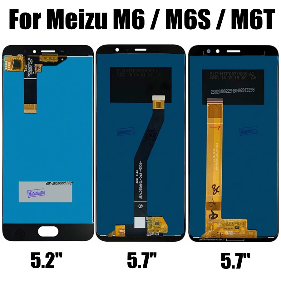 Для Meizu M6 ЖК дисплей сенсорный экран M711H M711M M711Q M6S LCD M712H M712Q для MEIZU M6T M811Q замена