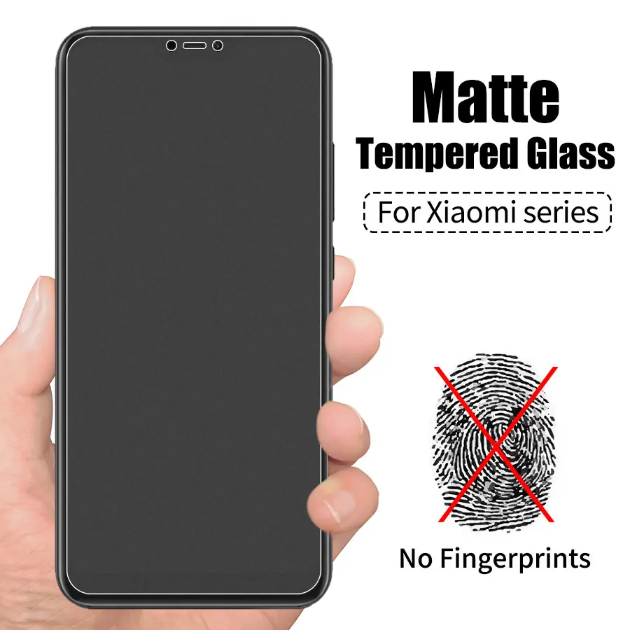 Матовое закаленное стекло для Xiaomi Redmi Note 4 4X Note4 6 7 8 pro 5 Global Anti Fingerprint Защитная