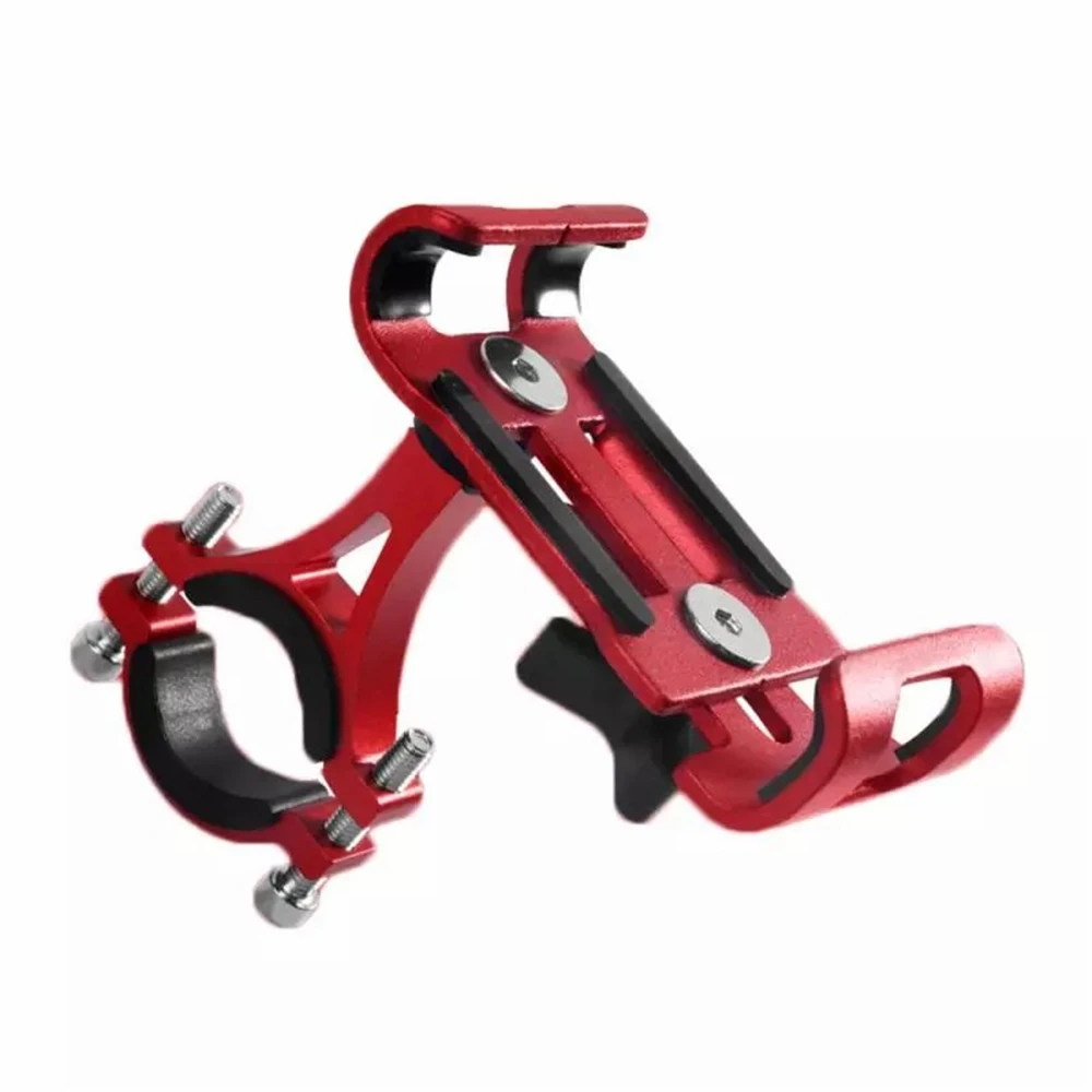 

360 Bicycle Phone Holder Mount Navigation Support Bike Riding Aluminium Alloy Handlebar Bracket For Mobiles GPS Clip Rotatable