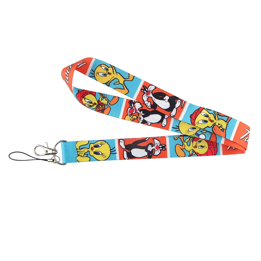 Ransitute R908 Cartoon Lanyards Id Badge Holder Keychain ID Card Pass Gym Mobile Badge Holder Lanyard Key Holder