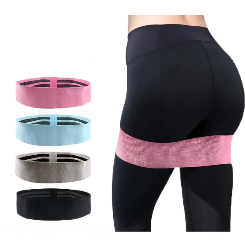 

Yoga Resistance bands latex anti slip elastic hip rubber Loop Band GYM fitness stretch bandage Training Booty Exercise Workout