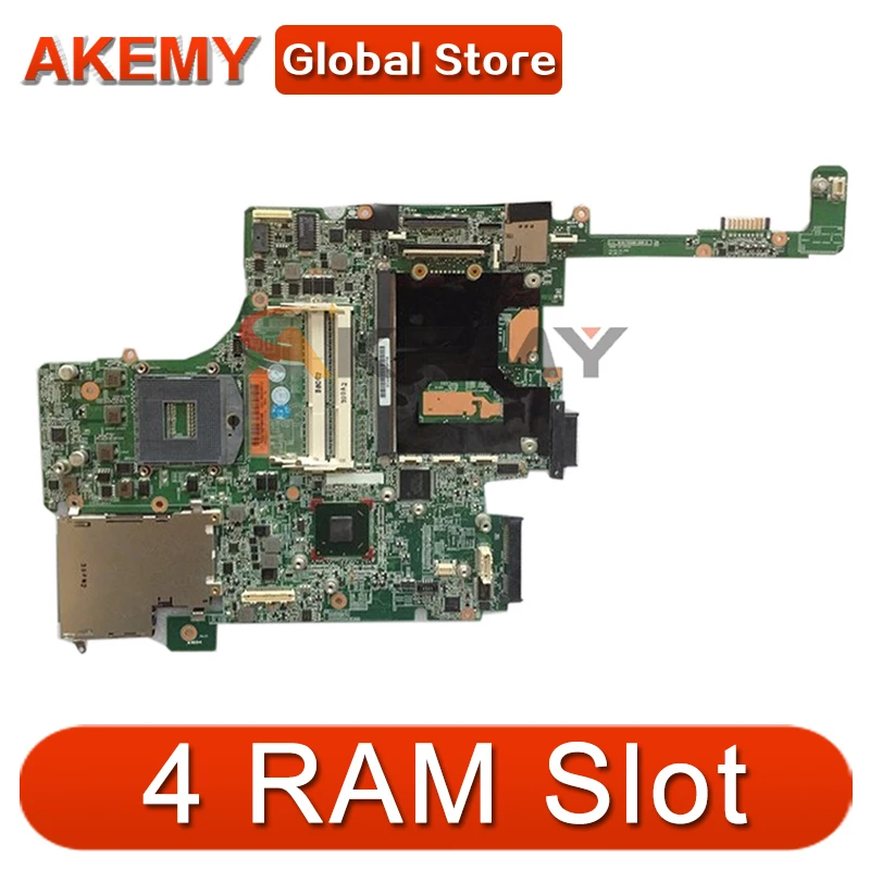

Материнская плата AKemy для ноутбука HP Elitebook 8570 Вт, 4 слота ОЗУ, SLJ8A, материнская плата 690643-501 695956-001 010176600 DDR3