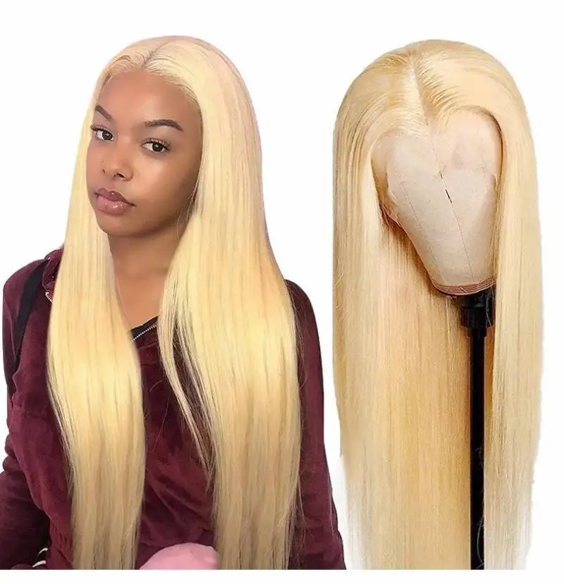 

Synthetic Straight Blonde Lace Frontal Wig Long Swiss Lace Brown Lace Front Futura Straight Blonde Wigs For White/Black Women