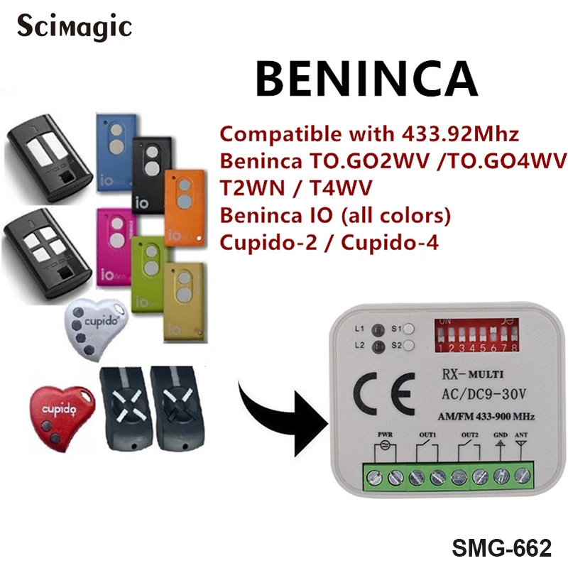 Пульт дистанционного управления гаражными воротами HORMANN Marantec Liftmaster