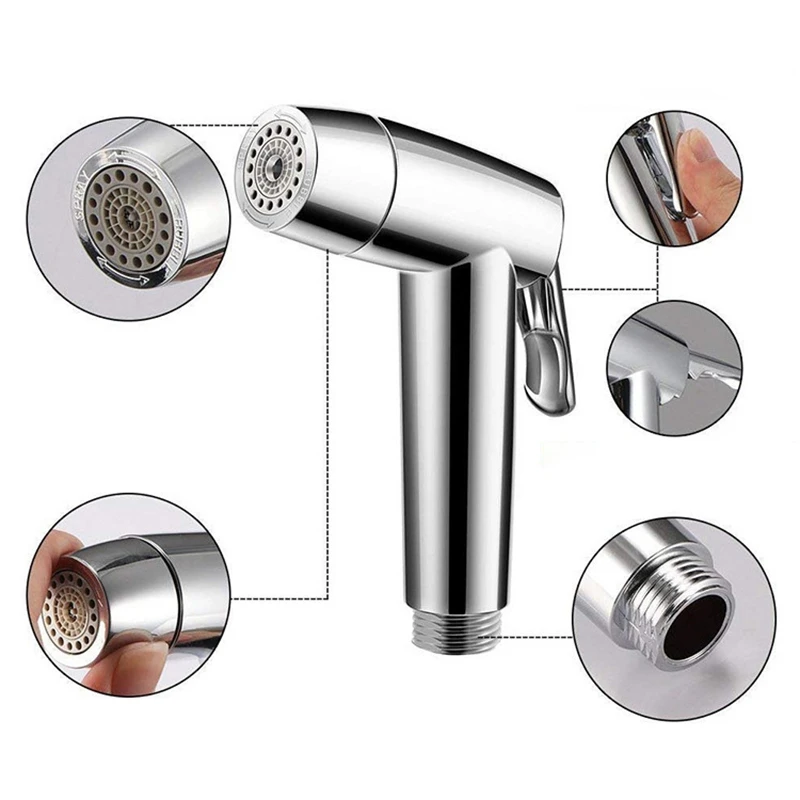 Туалет ручной Биде Спрей комплект 304 нержавеющая сталь 1 Ручной опрыскиватель для