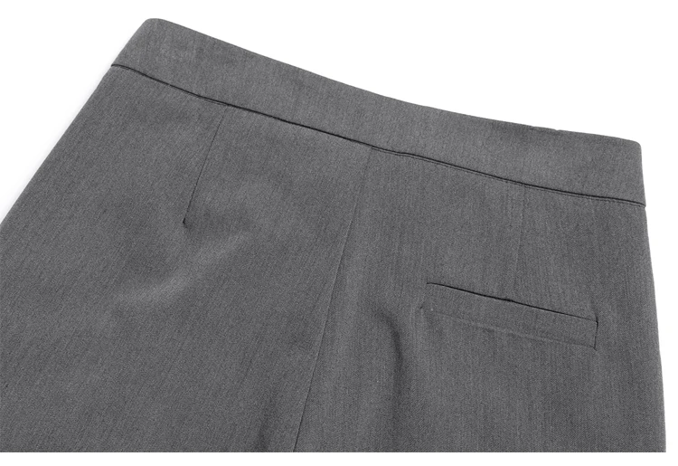 

TongLord Women's Suit Pants 2020 Spring Summer Fashion Female Elastic Waist Formal Straight Pant Trousers Office Lady Pantalon