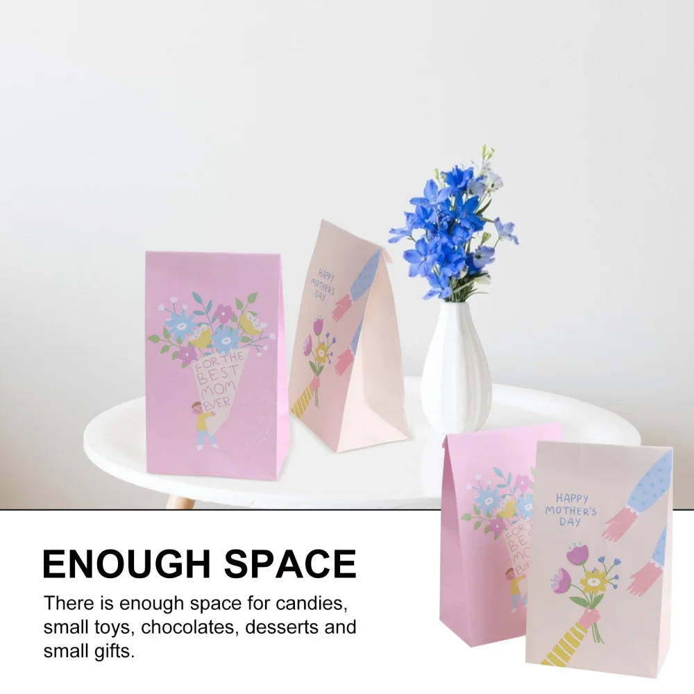 

30pcs Candy Wrapping Bags Mother's Day Gift Pouches Paper Wrapping Bags