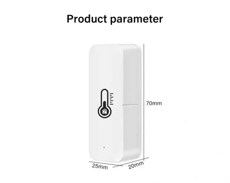 Датчик температуры и влажности Tuya Zigbee сенсорный прибор с питанием от