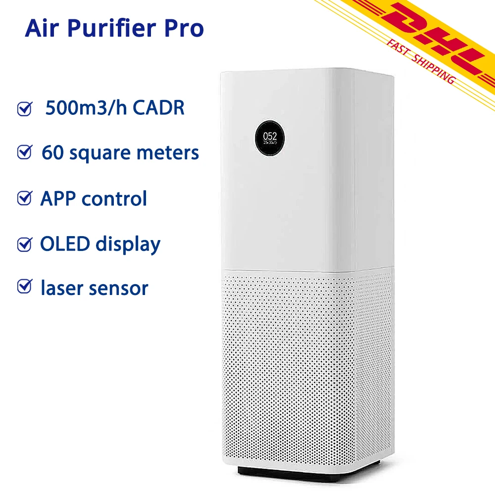 Mi очиститель воздуха Pro увлажнитель для здоровья умный OLED CADR 500m 3/h 60m3 управление с