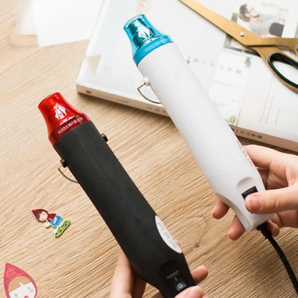 

300W 220V Mini Heat Gun EU Plug Handhold Electric Hot Air Gun Kit Professional Air Shrink Plastic Wrap Blower Heater DIY Tool