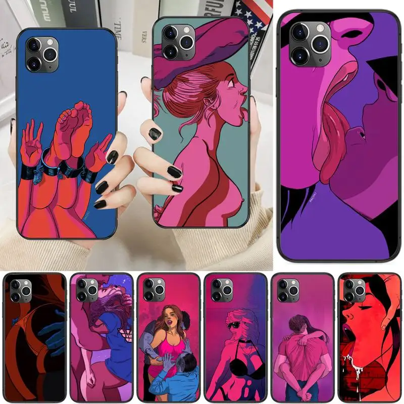 

Hot Girls Sexy Twerk Phone Case For iPhone 13 12 11 Pro Max 11 XR XS Max X 8 7 6 5 SE 2020 Fundas Cover