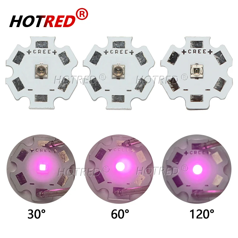 10PCS 3W 850nm SMD 3535 Infrared IR High Power 30/60/120 Degrees LED Emitter Camera  Diode for Night Vision Security  Laser Lamp