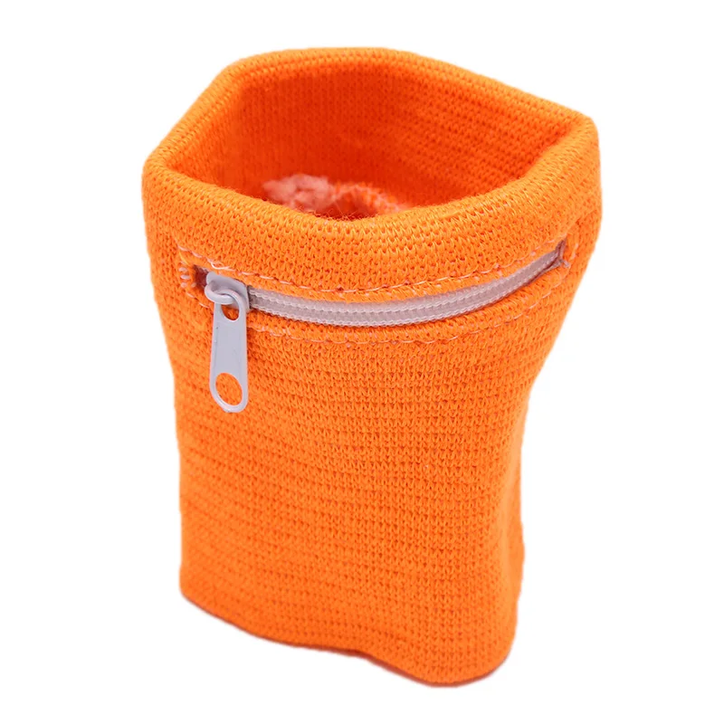 

Zipper Wrist Wallet Pouch Running Sports Arm Band Bag For MP3 Key Card Storage Bag Case Badminton Basketball Wristband Sweatband