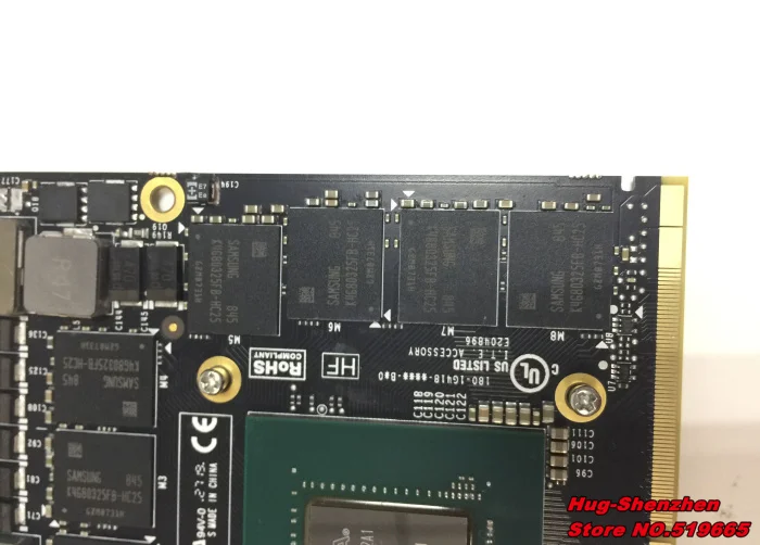 

New Original GTX 1070M Graphics Card GTX1070M N17E-G2-A1 8GB GDDR5 MXM For Dell Alienware 18X MSI 1763 HP 8760w Clevo P751ZM-G