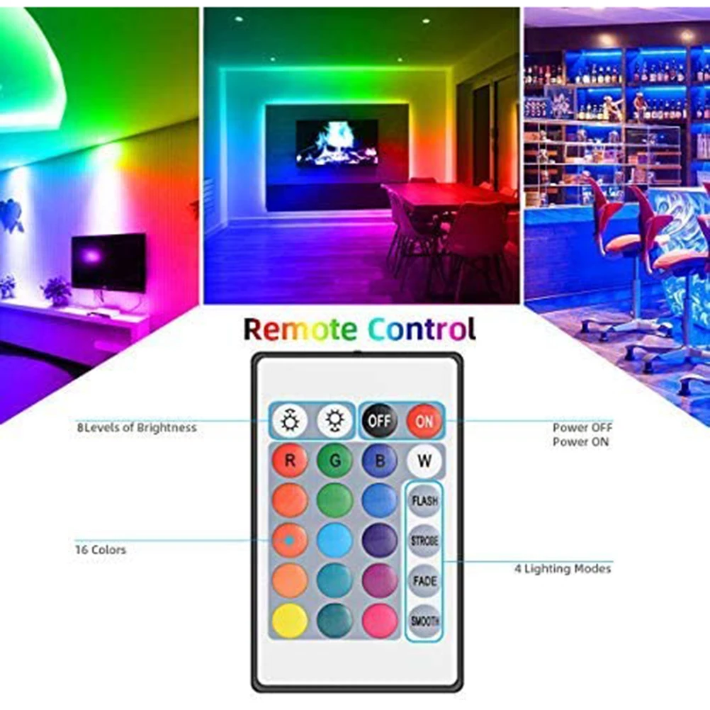 Светодиодная лента RGB с меняющим цвет свесветильник и пультом дистанционного