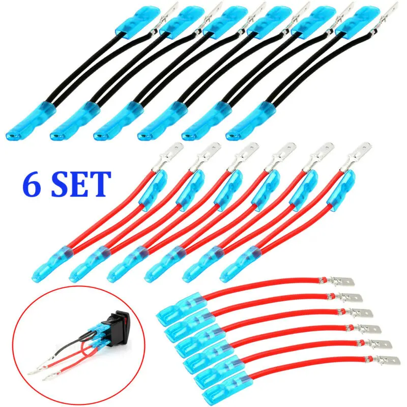 6 комплектов 5Pin Перемычка провода кабель комплект проводки для вкл/выкл кулисный