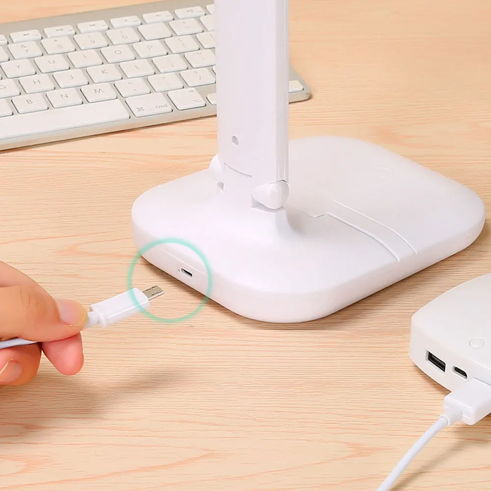 Креативный светодиодный настольный светильник для чтения сенсорный USB