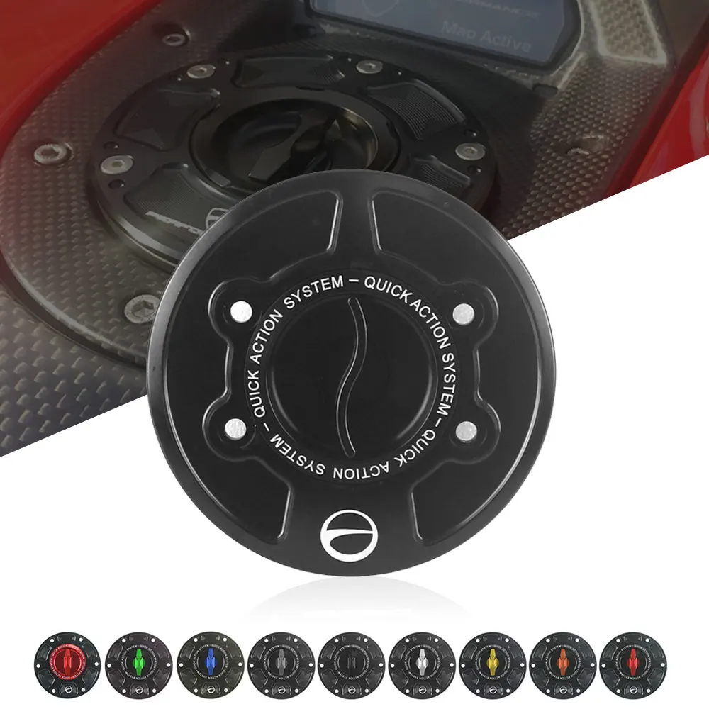 

Motorcycle CNC Accessories Quick Release Key Fuel Tank Gas Oil Cap Cover for BMW F650GS F700GS F800GS ADV