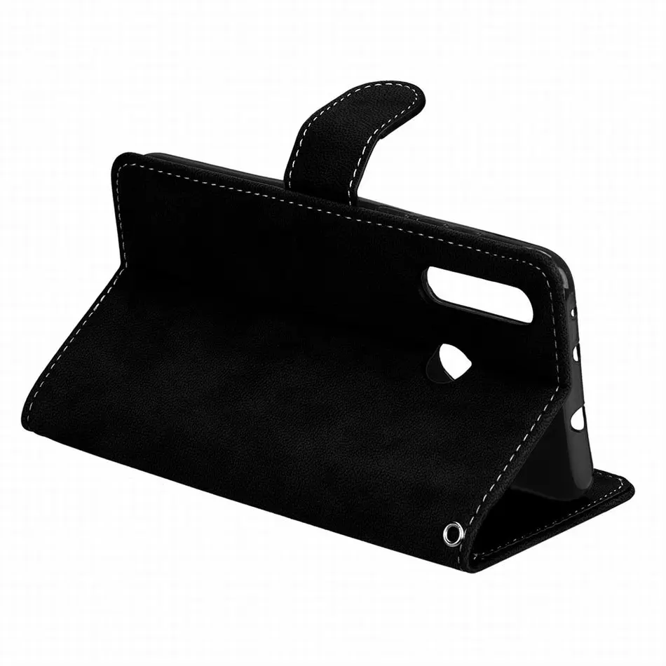 Plain Wallet Cover For Bags LG Stylo 4 5 Q8 G8 ThinQ K40 K12 Card Slot Couqe Man Leather Phone Case Zipper Flip Funda DP27H