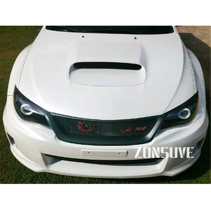 

Use For Subaru Impreza 2011--2014 Year Carbon Fibre Refitt Front Center Racing Grille Cover Accessorie Body Kit Zonsuve