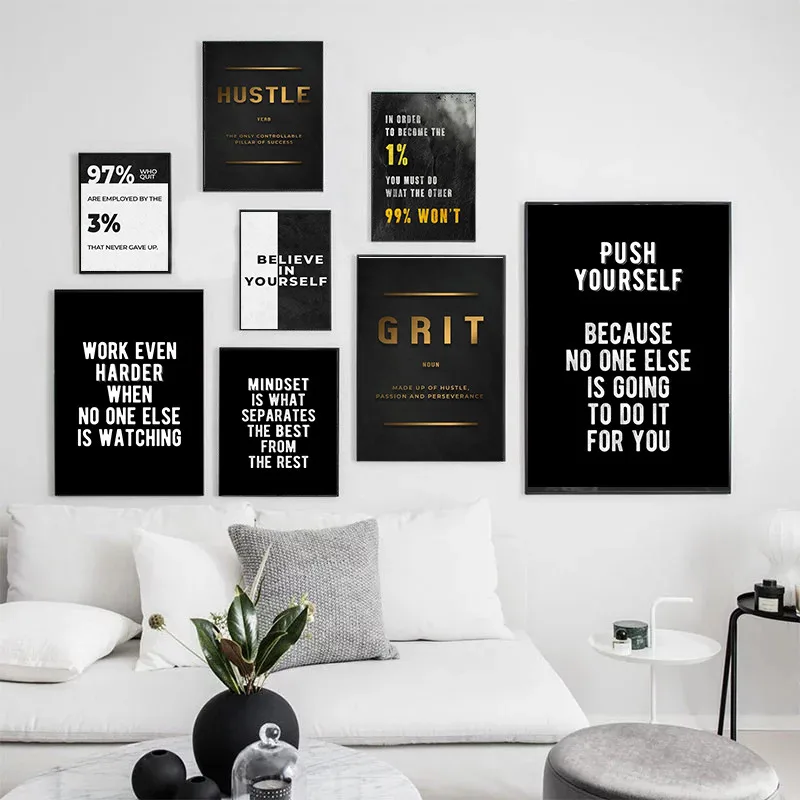 

Modern Wall Art Motivational Posters And Prints Office Decor Entrepreneur Inspirational Canvas Painting Art Wall Pictures Prints