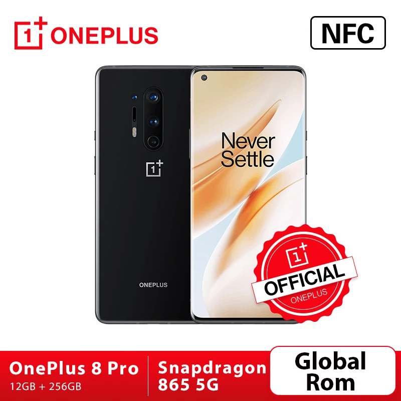 Глобальная прошивка Oneplus 8 Pro 5G OnePlus официального магазина Carter's Смартфон Snapdragon 865