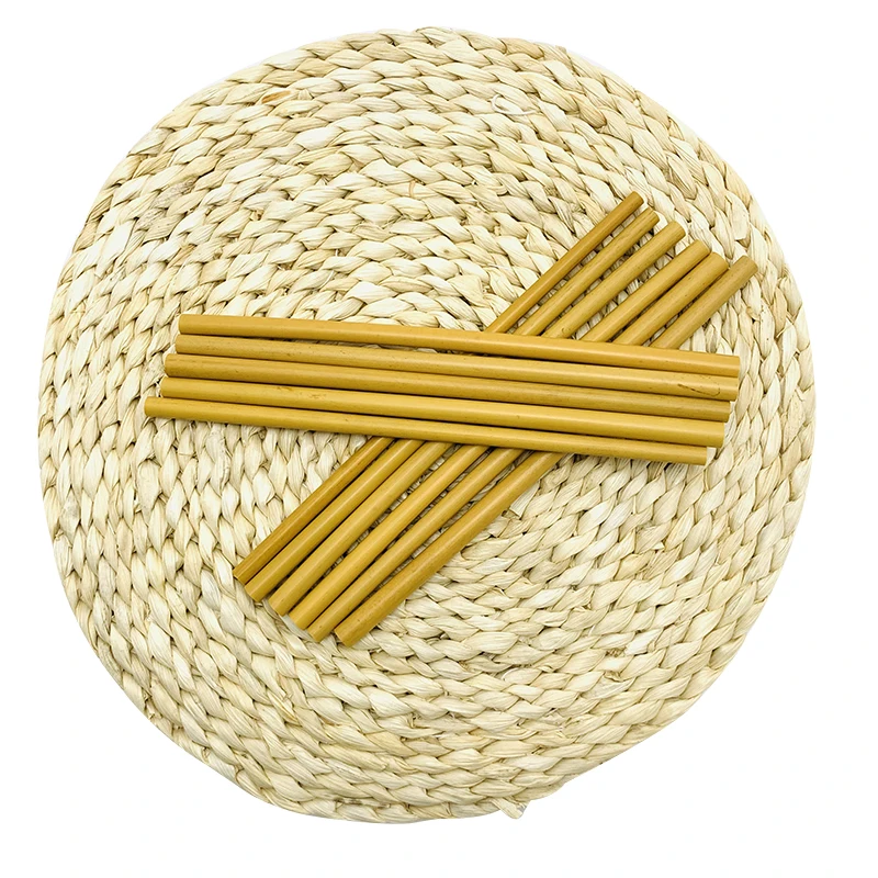 Натуральная искусственная солома биоразлагаемая бамбуковая набор для