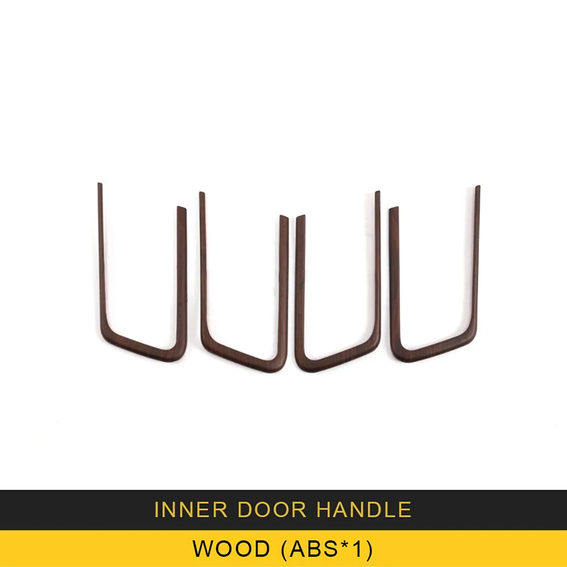 Wood X4 Карманго для Toyota Land Cruiser Prado 150, внутренняя дверная ручка, панель, накладка, рамка, наклейка, аксессуары для интерьера - Название цвета: Wood X4