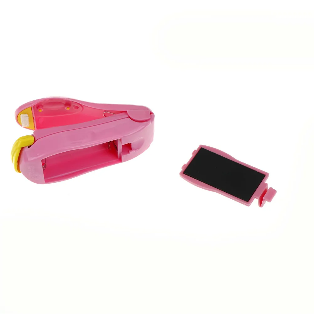 Новинка 1 шт. цветные портативные зажимы для сумок ручная электрическая мини